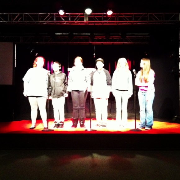 Gettin' free on stage at TEDxYouth@DesMoines!